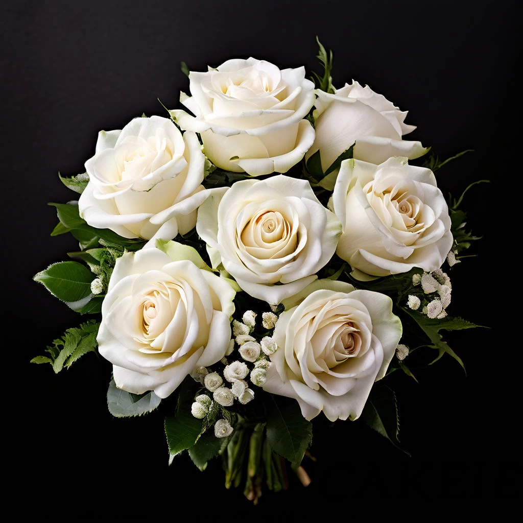 White Roses Bouquet